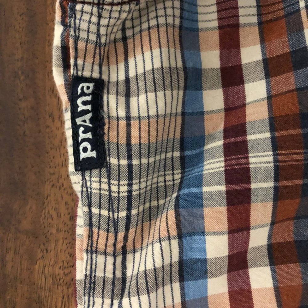 Prana Check Button Down - Picture 6 of 8